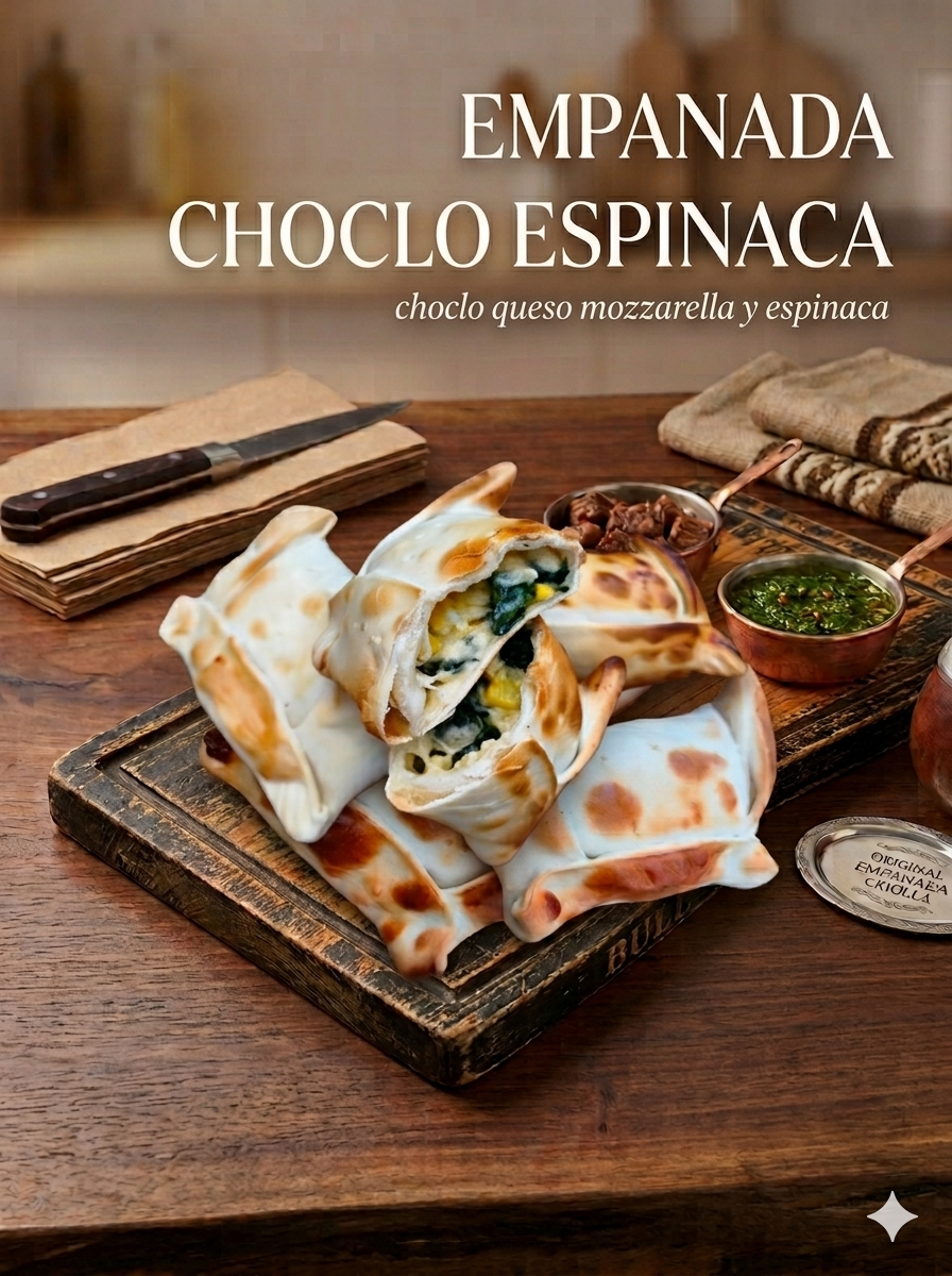 Empanada Queso Choclo Espinaca